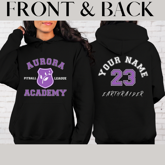 *CUSTOM HOODIE* Aurora Academy Pitball Jersey