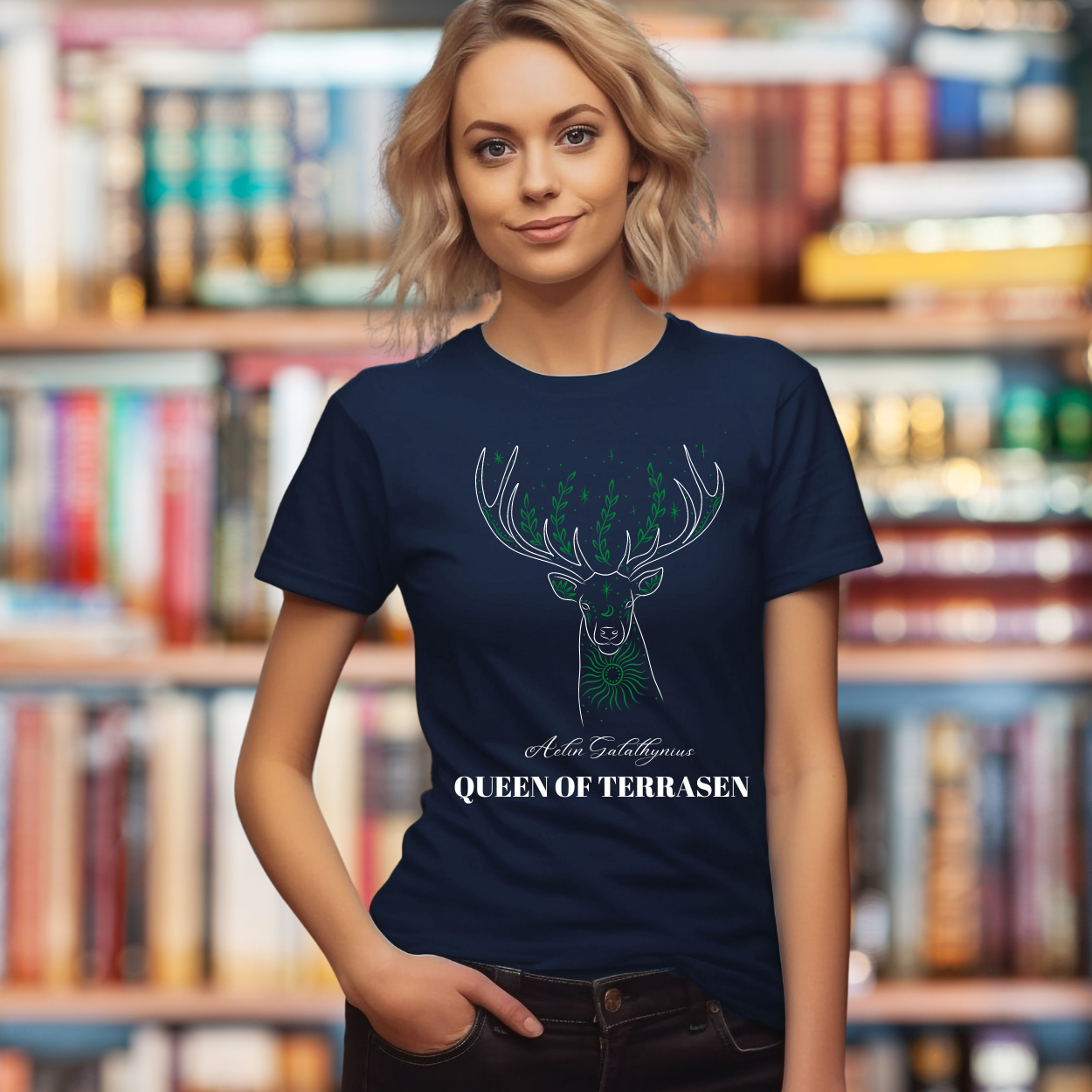 Queen of Terrasen Throne of Glass T-Shirt