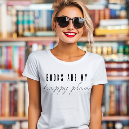 Books Are My Happy Place TShirt