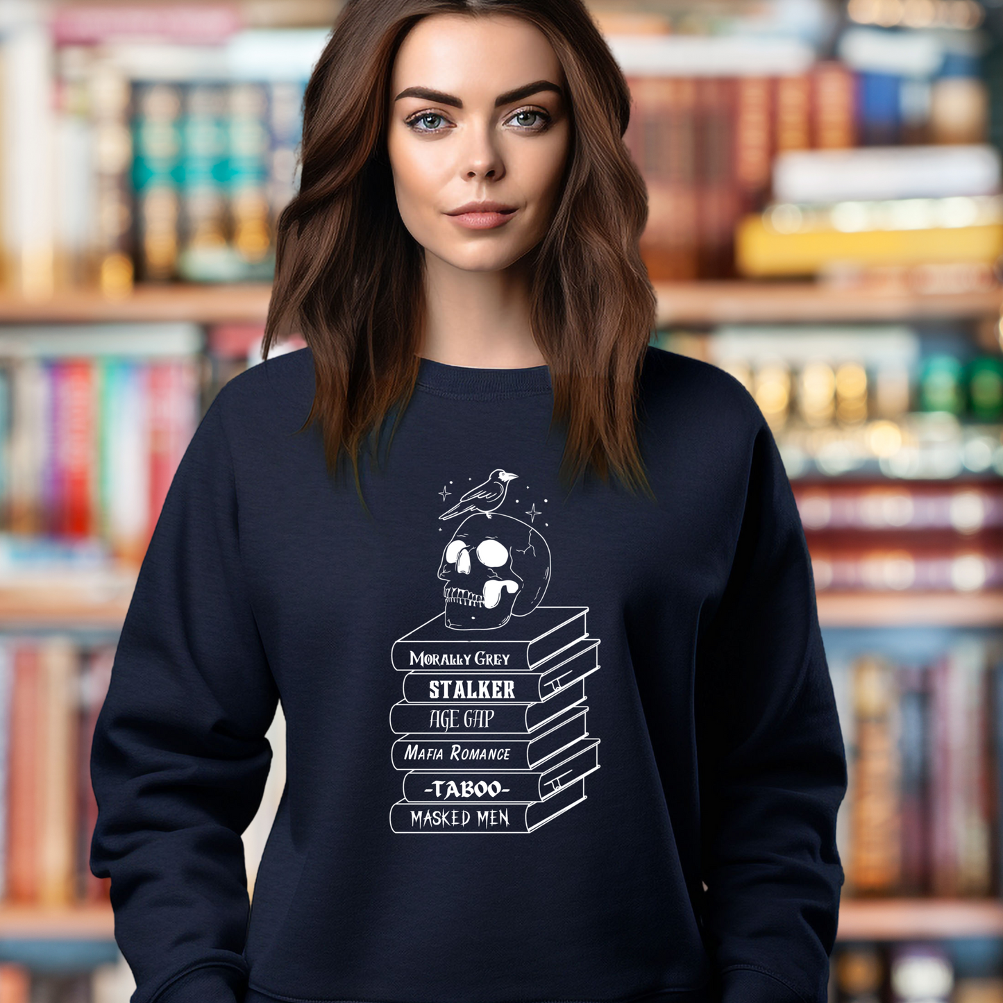 Dark Romance Book Stack Jumper