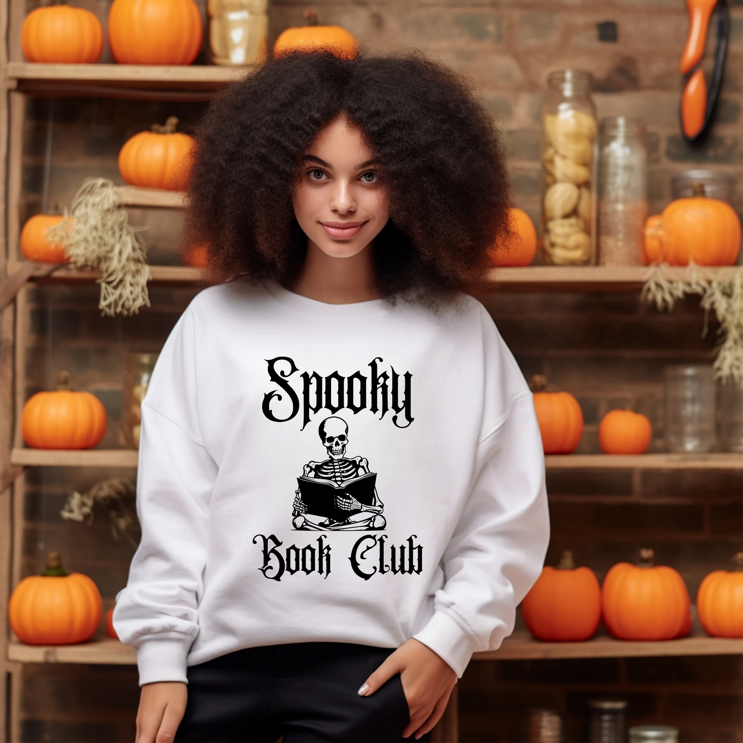 SPOOKY BOOK CLUB SWEATSHIRT