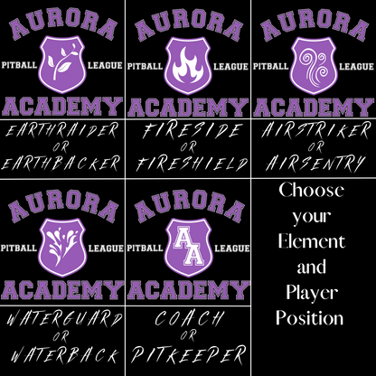 *CUSTOM TEE* Aurora Academy Pitball Jersey