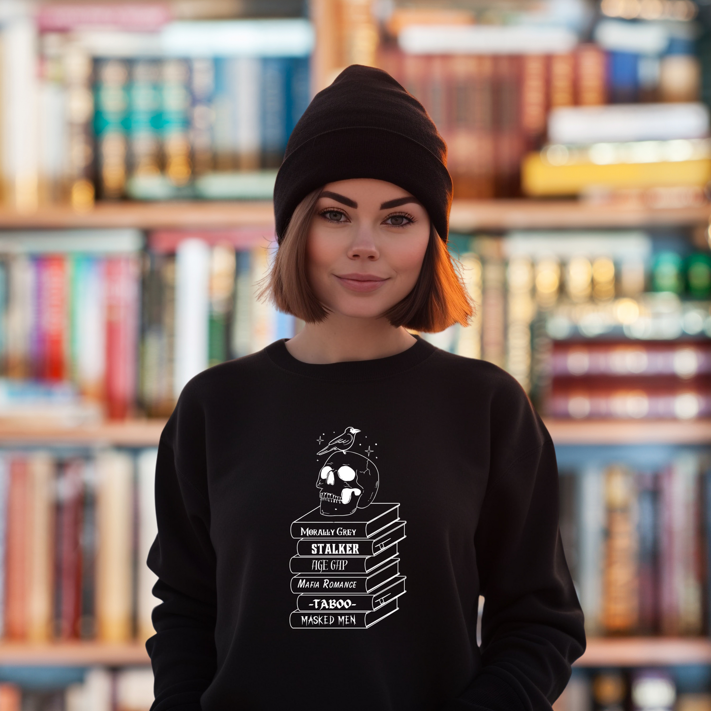 Dark Romance Book Stack Jumper