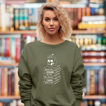 Dark Romance Book Stack Jumper