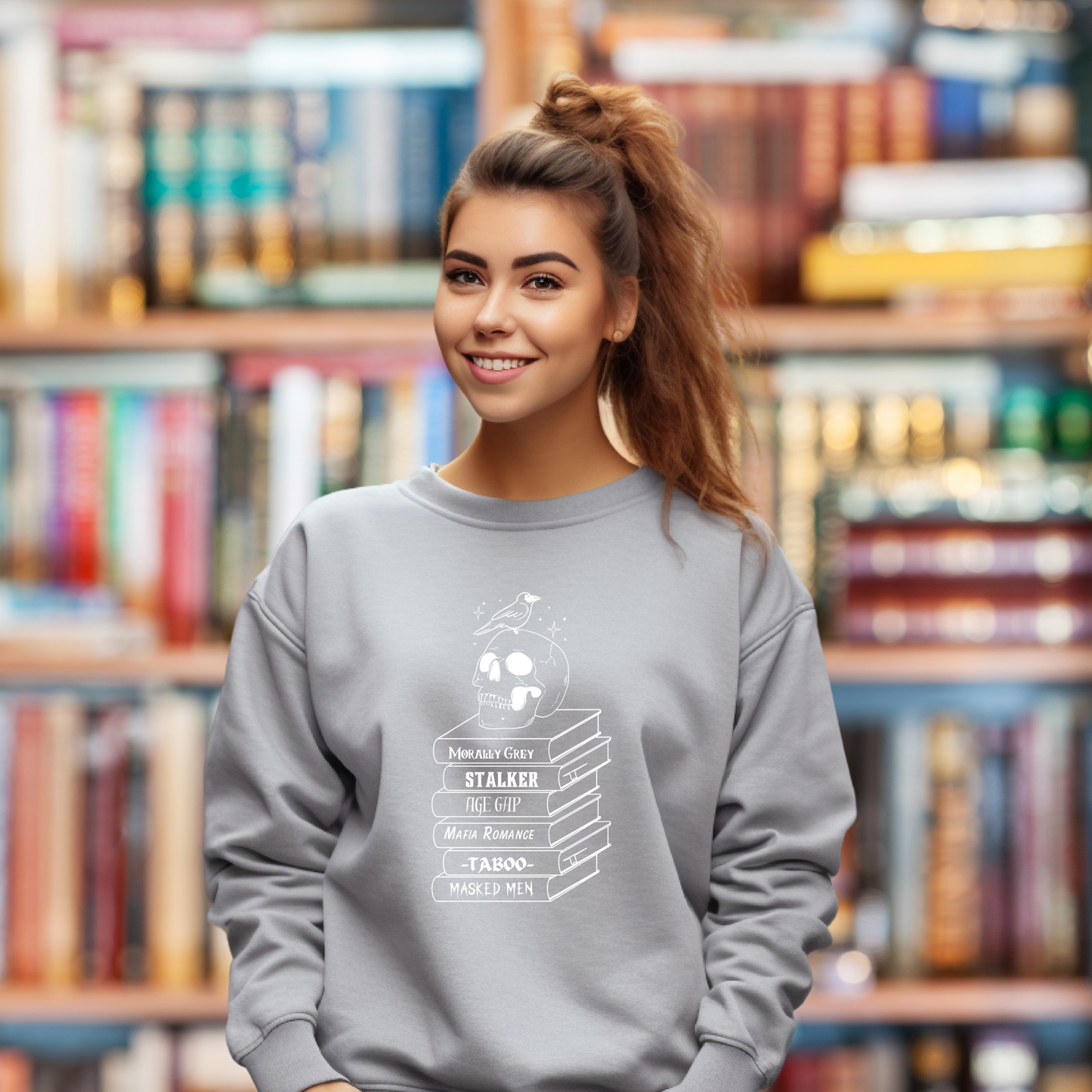 Dark Romance Book Stack Jumper