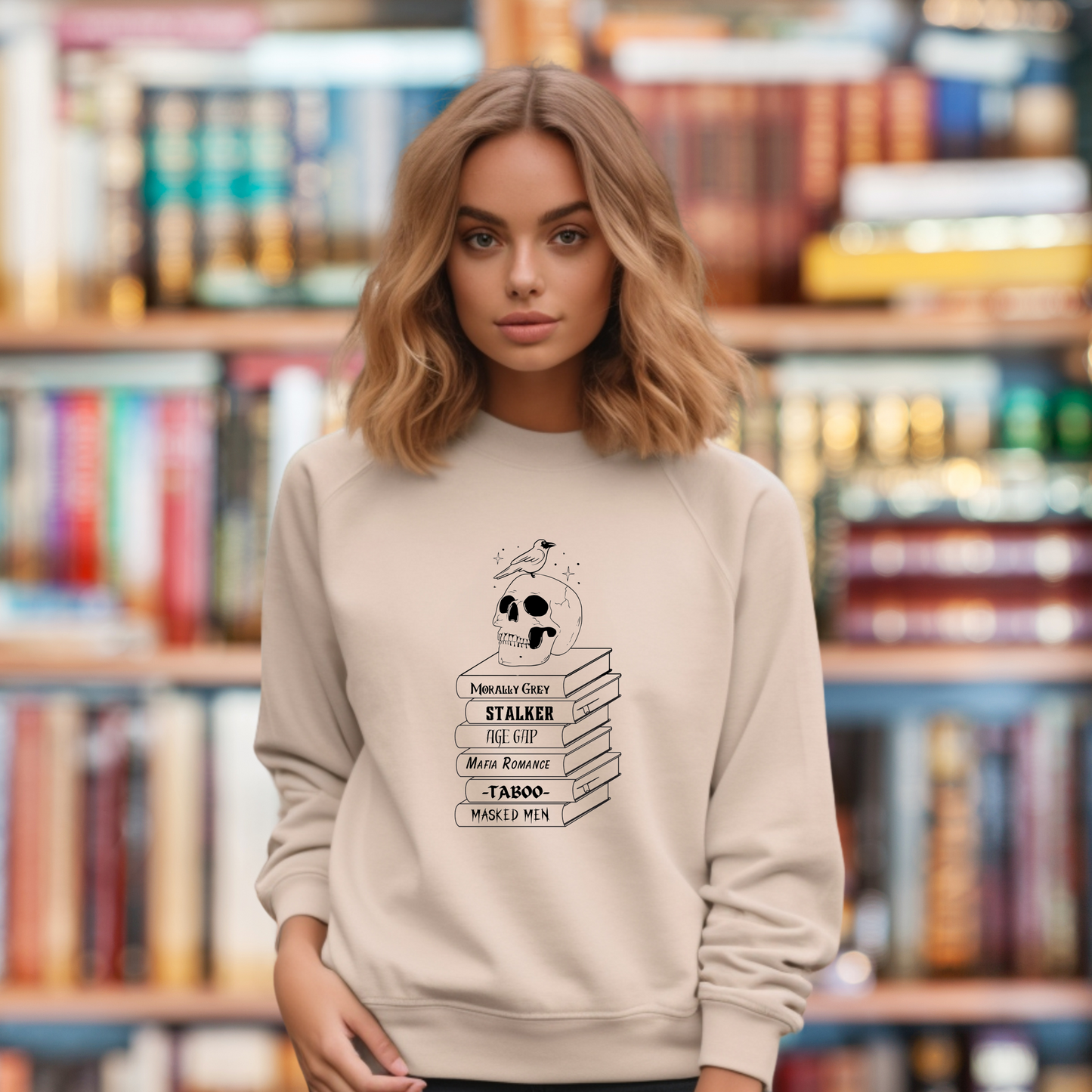 Dark Romance Book Stack Jumper