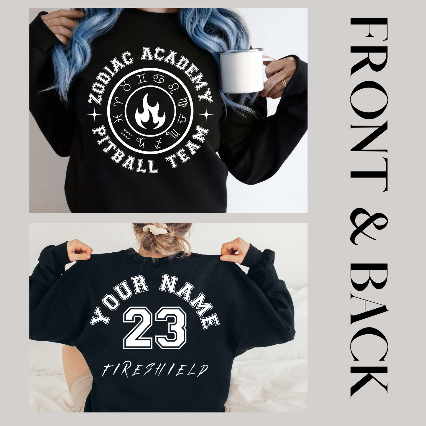 *CUSTOM SWEATSHIRT* Zodiac Academy Pitball Jersey