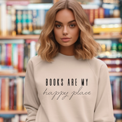 Books Are My Happy Place Jumper