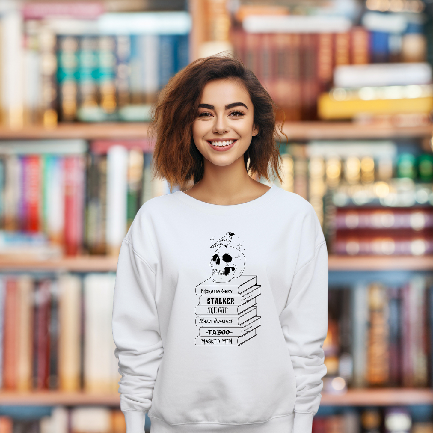 Dark Romance Book Stack Jumper