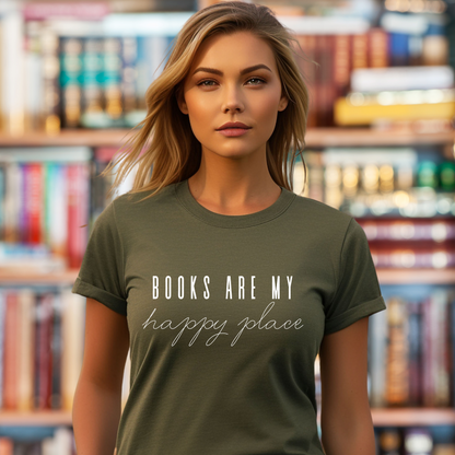 Books Are My Happy Place TShirt