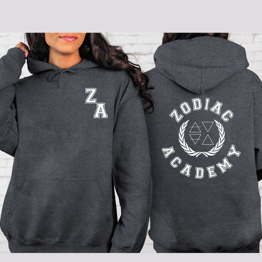 Zodiac Academy Hoodie - Large Back Design
