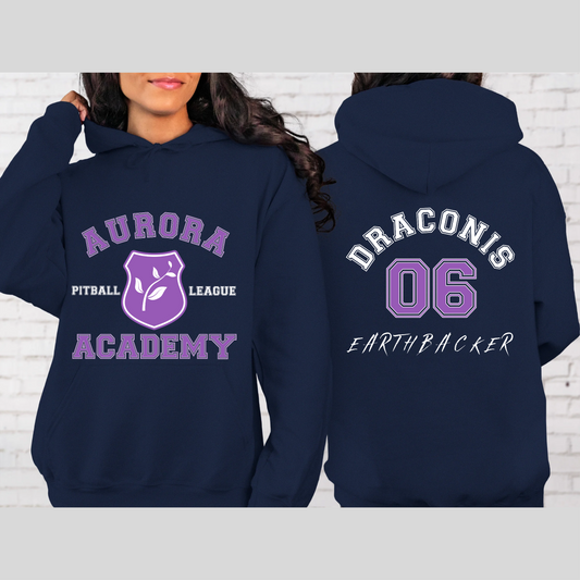 Draconis EarthBacker Pitball Jersey Hoodie Aurora Academy