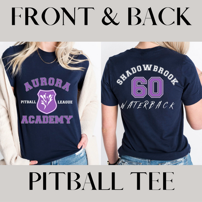 Shadowbrook WaterBack PitBall Jersey Tee Aurora Academy