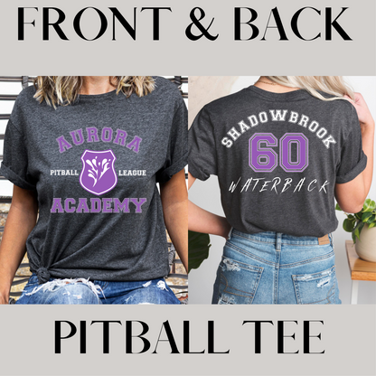 Shadowbrook WaterBack PitBall Jersey Tee Aurora Academy